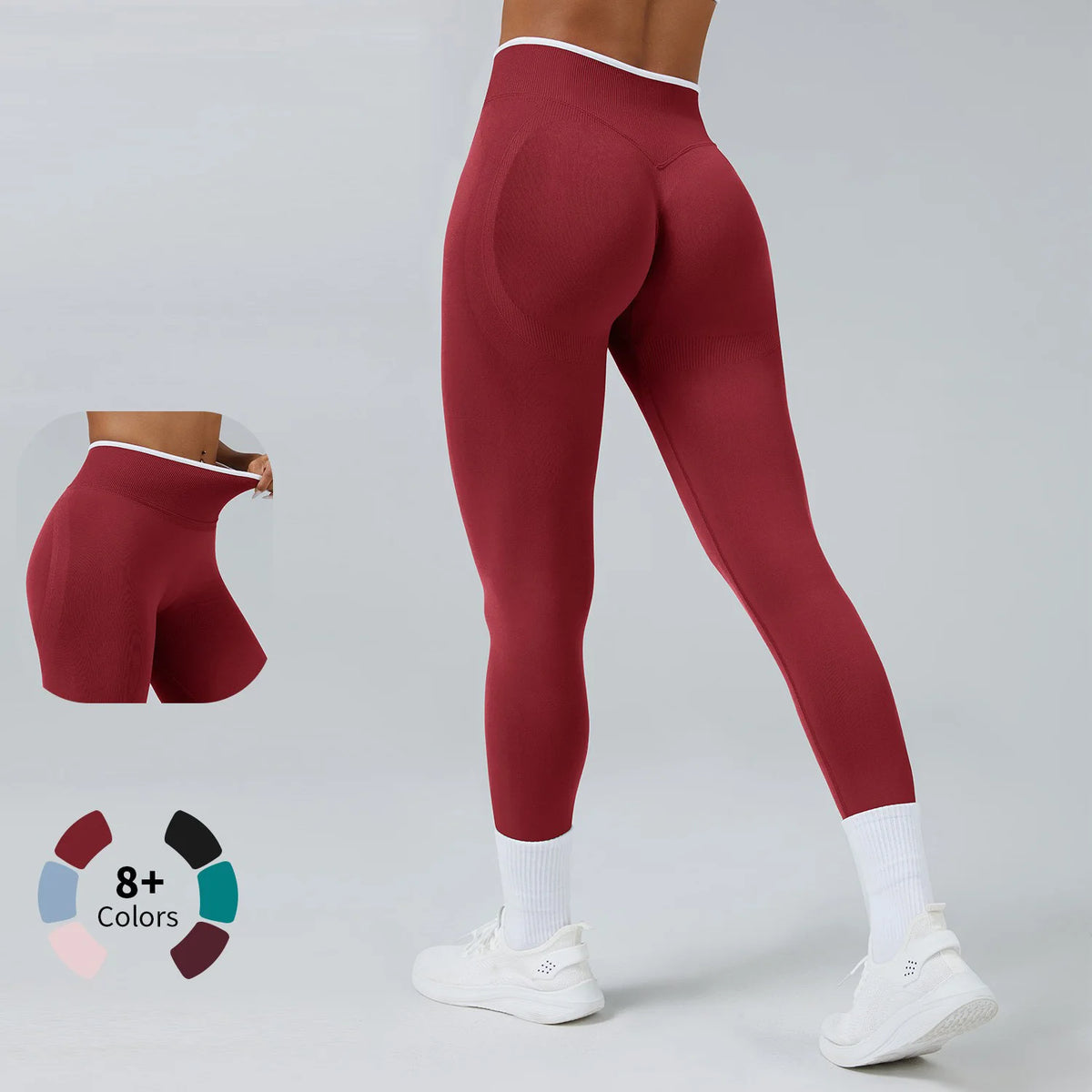 Contrast Waist Leggings